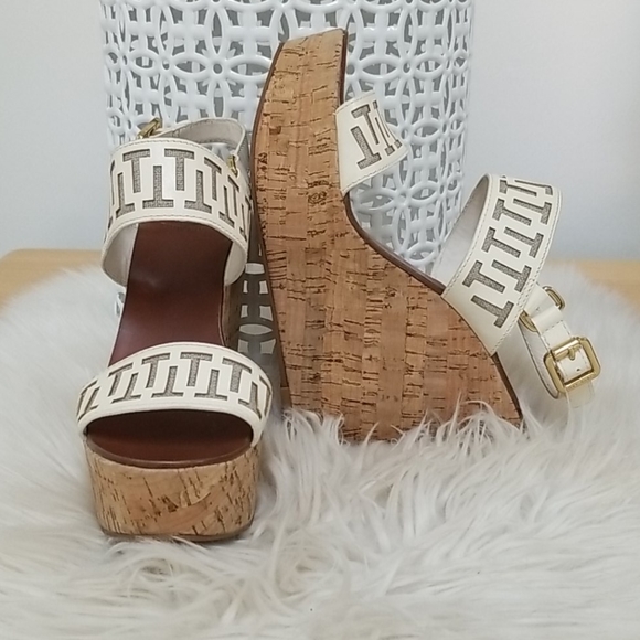 Tory Burch Shoes - Tory Burch Platform Wedge Sandals